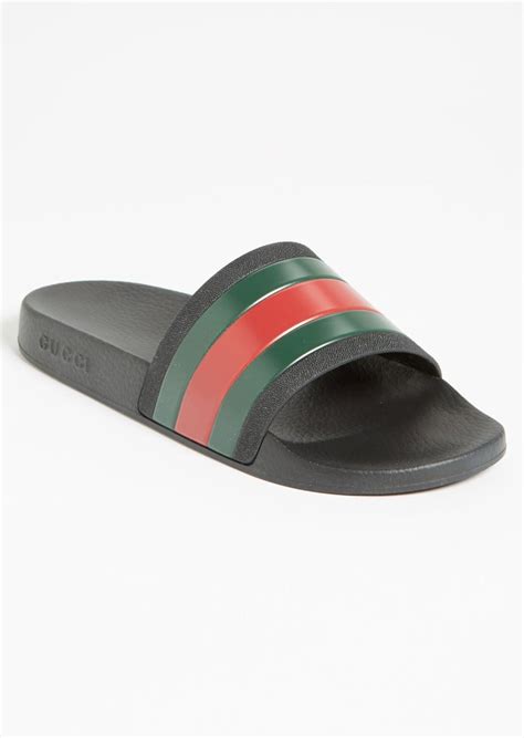 gucci pursuit 72 slide sandals replica|gucci rubber slides dupes.